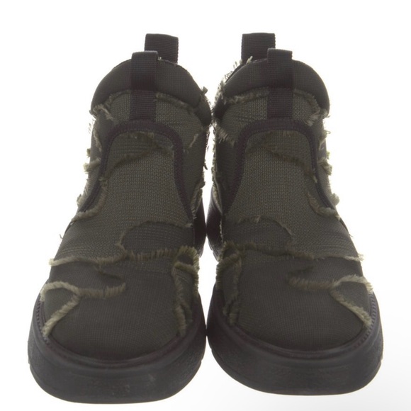 Christian Dior Black and Olive Slip On Boot - Picture 3 of 5